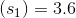 (s_{1})=3.6
