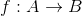 A B