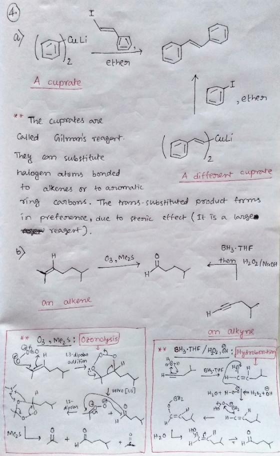 ether A cuprate gether ether ( ali ** The cuprates are called Gilmans reagant. They com substitute halogen atoms bonded to a