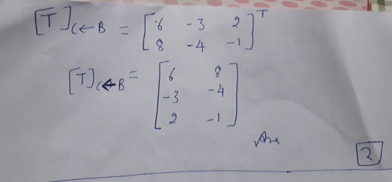[T I B = [ 23 :6 -1 (TILAB -4 -3 ية -l