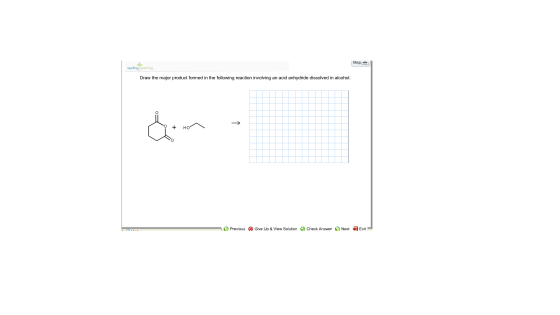 Draw the major product formed in the following rea
