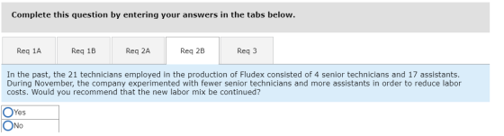Complete this question by entering your answers in the tabs below. Req 1A Req 2A Req 1B Req 2B Req 3 In the past, the 21 tech