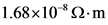 1.68x10 812m
