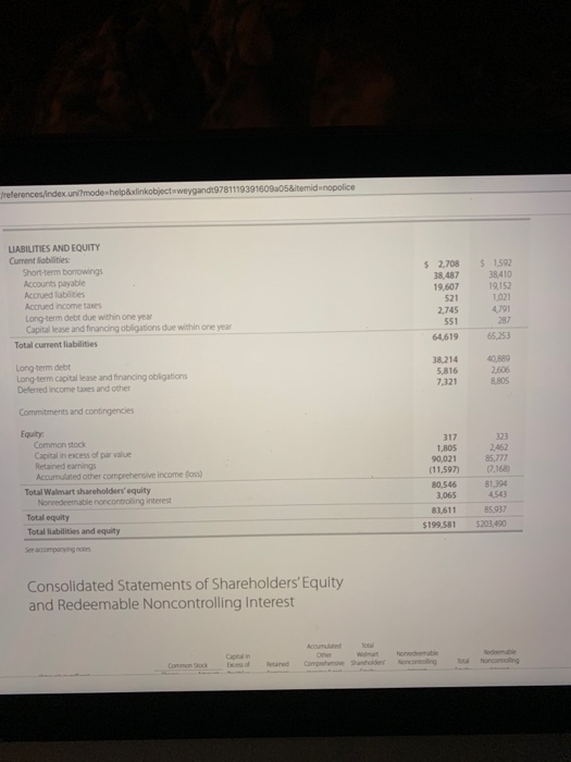references/index.unimode-help&linkobject-weygandt978111939160905&itemidenopolice $ LIABILITIES AND EQUITY Current liabilities