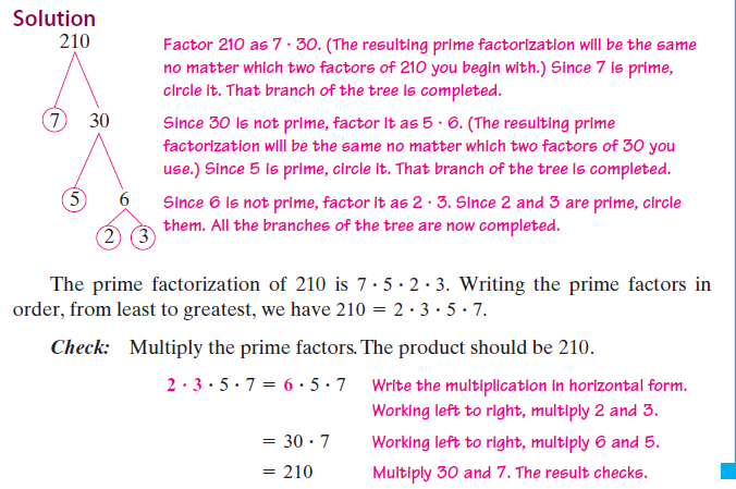 Find the prime factorization of each number. Use exponents in your ...