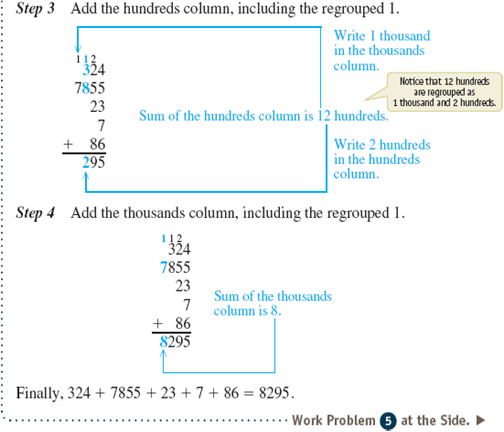 Add regrouping as necessary see examples 1 and 2 examples 1examples 2 