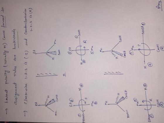 Lowest priority l usually t) Comes forward so assignment rules backwards are -) Clockwite 1-2-3 is (s) and Counterclockwise 1